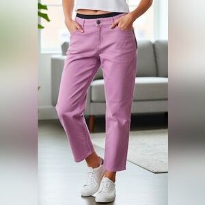 Violets & Roses Women's Maiden Lilac Lavender Capri Pants, Size 4/27
